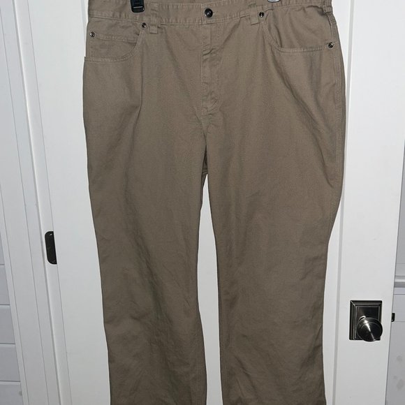Duluth Trading Co. Ballroom khaki jeans sz 40x34 EUC LN 20208 - Picture 1 of 9